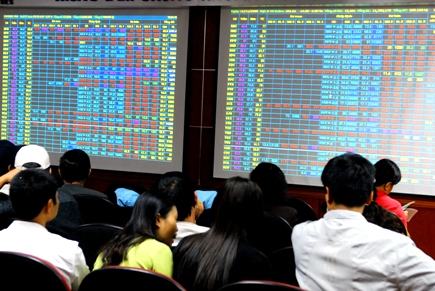 Shares slump on falling blue chips